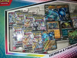 X2 Pokemon Prismatic Evolutions Lucario EX & Tyranitar EX Premium Collection - Image 3