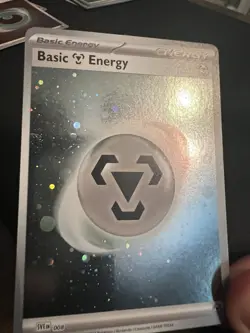 Pokemon 151 Steel Holo Energy HD Swirl Galaxy Cosmo Foil Variant 008 NM - Metal - Image 3