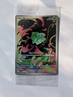 IN HAND - Pokemon Bulbasaur Mega Evolution 133/132 English BOX TOPPER SEALED - Image 1