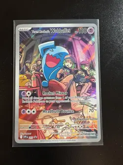 Pokemon Center Stamped Promo Destined Rivals Team Rocket’s Wobbuffet SVP 203 - Image 3