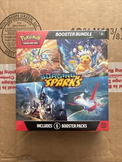 Pokemon TCG Surging Sparks Booster Bundle (6 Packs) Factory Sealed - Image 1