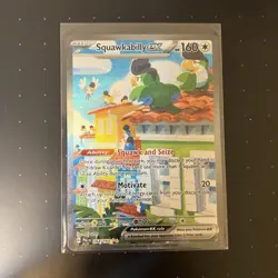 TCG Pokemon English SIR Squawkabilly ex 264/193 Sv02: Paldea Evolved Holo - Image 1