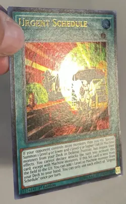 Yugioh Urgent Schedule - LED4-EN037 - Ultra Rare - 1st Edition LP - Image 2