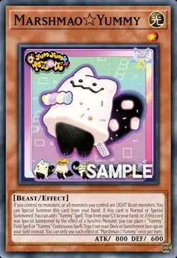 DOOD-EN024 Marshmao☆Yummy Secret Rare 1st YuGiOh - Image 1
