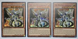 Yugioh! 3x/Playset The Bystial Lubellion MP23-EN160 Prismatic Secret Rare NM-LP - Image 1