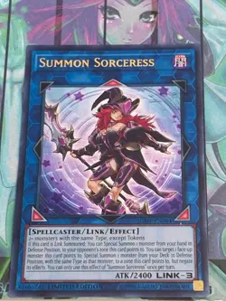 Yugioh 1x Summon Sorceress Ultra JUMP-EN084 Shonen Jump Promos Limited Ed NM - Image 1