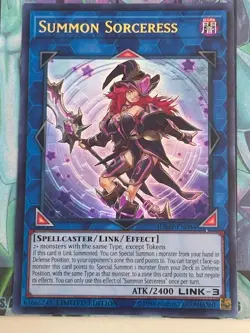 Yugioh 1x Summon Sorceress Ultra JUMP-EN084 Shonen Jump Promos Limited Ed NM - Image 2