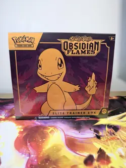 Pokemon TCG Scarlet & Violet Obsidian Flames Elite Trainer Box New & Sealed ETB - Image 1