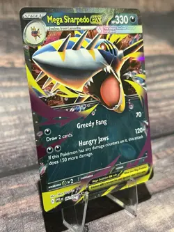 Mega Sharpedo ex 061/094 Double Rare ME02: Phantasmal Flames Pokemon Card - Image 2