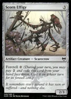 Scorn Effigy 246/285 Kaldheim MTG Magic the Gathering card - Image 1