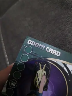 Bakugan Battle Brawlers Spin Master Card BA178 Doom Card Holo - Image 3
