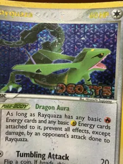 Pokemon TCG Rayquaza EX Deoxys Holo Rare Card 22/107 Stamped Rare - Image 4