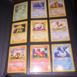 Shadowless WOTC TCG Binder 81 Cards Base Jungle Fossil 35/64 English jungle set. - Image 1