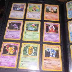 Shadowless WOTC TCG Binder 81 Cards Base Jungle Fossil 35/64 English jungle set. - Image 2