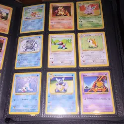 Shadowless WOTC TCG Binder 81 Cards Base Jungle Fossil 35/64 English jungle set. - Image 3