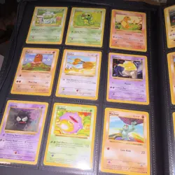 Shadowless WOTC TCG Binder 81 Cards Base Jungle Fossil 35/64 English jungle set. - Image 4