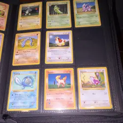 Shadowless WOTC TCG Binder 81 Cards Base Jungle Fossil 35/64 English jungle set. - Image 5