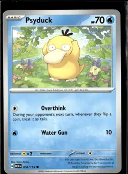 Pokemon Psyduck 054/165 151 Non Holo Common 5 Card Lot - Image 1