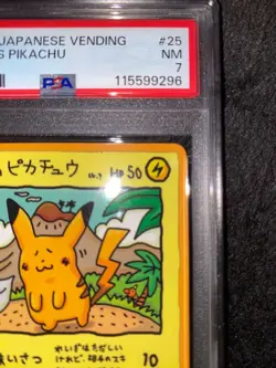 【NM PSA7】Pokemon Card Ooyama's Pikachu 025 Japanese 1998 F/S - Image 4
