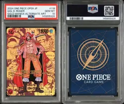 PSA 10 Roger Gold Manga Alt Art OP09-118 Comic Parallel ONE PIECE Card Japanese - Image 4