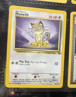 Pokemon TCG 9 Card Lot - Vintage Card Lot - Pikachu, Mantine, Meowth Jungle Neo 731329511228 - Image 3