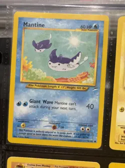 Pokemon TCG 9 Card Lot - Vintage Card Lot - Pikachu, Mantine, Meowth Jungle Neo 731329511228 - Image 5