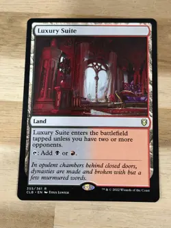 Awesome Magic The Gathering MTG Card Luxury Suite 355/361 Battle Baldurs Gate NM - Image 1
