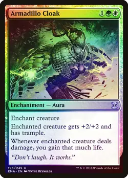 Armadillo Cloak FOIL Eternal Masters NM White Green Uncommon MTG CARD ABUGames - Image 1