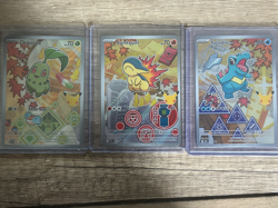 Pokemon First Partner Illustration Collection Series 2 Johto Gen 2 ( Set Of 3 ) - Image 1
