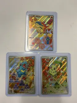 Pokemon TCG First Partner Illustration Collection Series 2 Johto (Set of 3) - Image 1