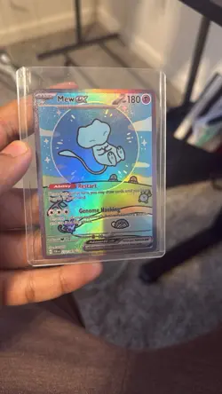 Pokemon TCG Mew ex 232/091 SV Paldean Fates SIR Full Art Holo Eng 180HP - Image 1