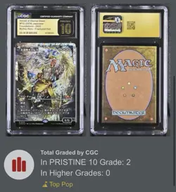 Magic The Gathering MTG Herald Of Eternal Dawn JPN Fracture Foil CGC 10 Pristine - Image 1