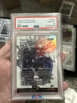 Terra Branford - Urza, Lord High Artificer (Showcase) Final Fantasy MTG PSA 10 - Image 2