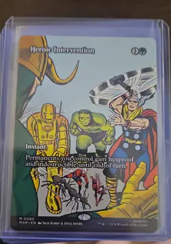 Heroic Intervention (0080) (Borderless) Marvel Universe Eternal-Legal Regular - Image 1