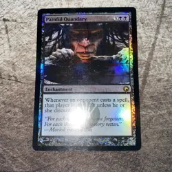 Painful Quandary FOIL- Scars of Mirrodin - MTG Magic the Gathering - MP - Image 1