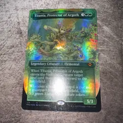 Titania, Protector of Argoth FOIL Borderless - Modern Horizons 2 - MTG Magic LP - Image 1