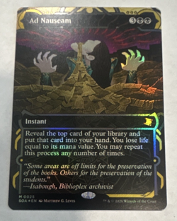 MTG Ad Nauseam Secrets of Strixhaven: Mystical Archive Foil M 0025 - Image 1