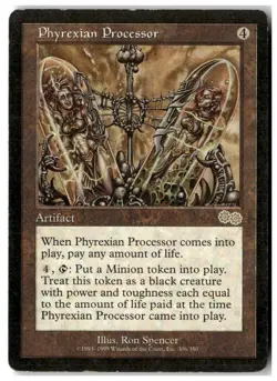 MTG Phyrexian Processor - Urza's Saga Heavily Played English - Image 1