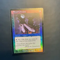 Wizards of the Coast Magic: The Gathering Blood Celebrant Foil Odyssey Common - Image 1
