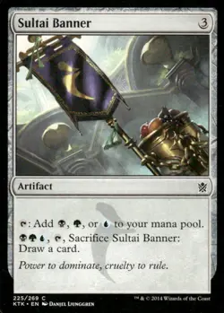 Sultai Banner 225/269 Khans of Tarkir MTG Magic the Gathering card - Image 1