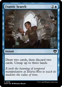 Frantic Search #96 (NM) - MTG - Commander Masters Magic: The Gathering - Image 1