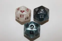 MTG Magic the Gathering Lot of 3 rare spindown d20 dice From the Vault - Image 1