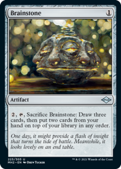4x Brainstone NM-Mint, English Modern Horizons 2 MTG Magic - Image 1