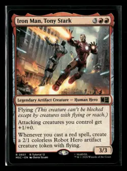 Iron Man, Tony Stark (0851) Marvel Super Heroes Magic: The Gathering NM - Image 1