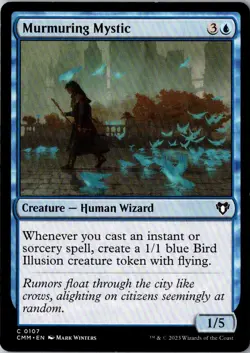 MURMURING MYSTIC 107 COMMON COMMANDER MASTERS MAGIC: THE GATHERING LP - Image 1