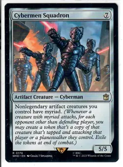 Cybermen Squadron 176 Rare Universes Beyond: Doctor Who Magic: The Gathering NM - Image 1