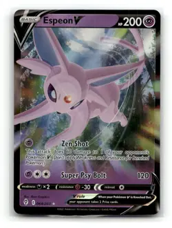 Espeon V 064/203 Holo V Rare Evolving Skies Pokemon Holo NM - Image 1