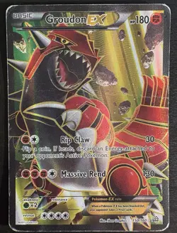Groudon EX 150/160 Pokemon Primal Clash XY Ultra Rare Card HP - Image 1