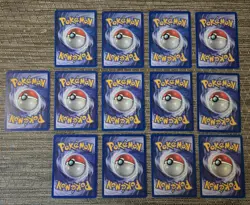 13qty Pokemon Vintage Jungle All 1st Edition Base Card Lot - Image 3