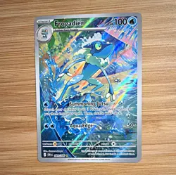 Frogadier Crimson Haze Illustration Rare Full Art Holo EN 089/086 2026 - Image 1